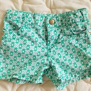 NWT Gymboree Toddler Girls BRIGHT DAYS AHEAD White Shortie Shorts 3t